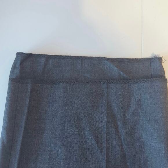 NWT Mantoni Men’s No Pleat Unhemmed Dress Pants Size 46R 100% Wool Gray Office - Picture 7 of 11